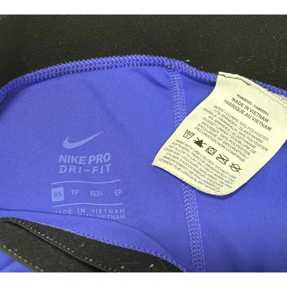 Nike Pro Dri-FIT Womens‎ Leggings XS Purple CJ4187-518 Activewear Training